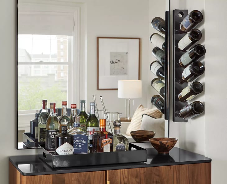 Wine discount display shelves